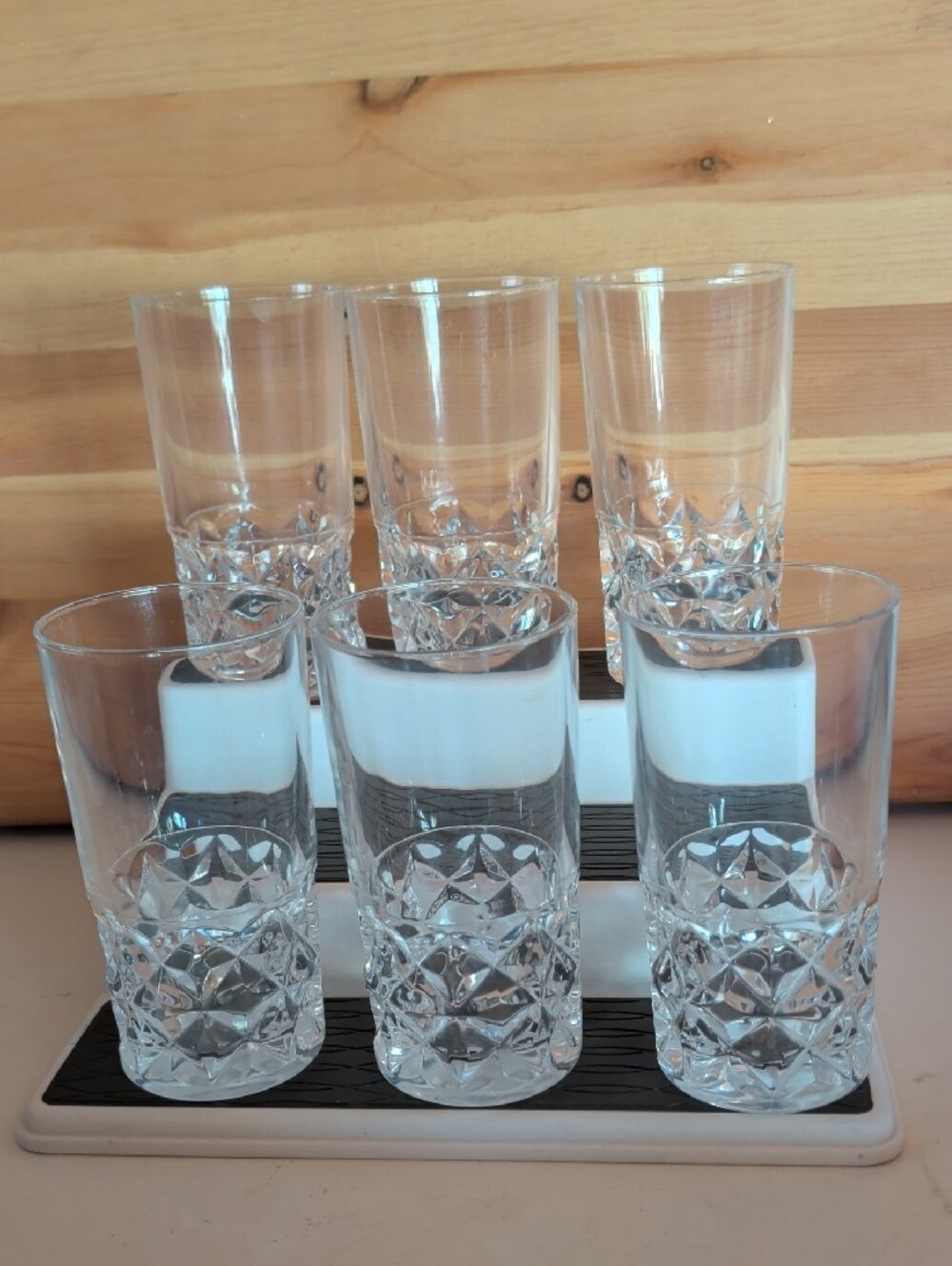 6 pcs. Cristal D'Arques-Durand Drinking Glasses.
